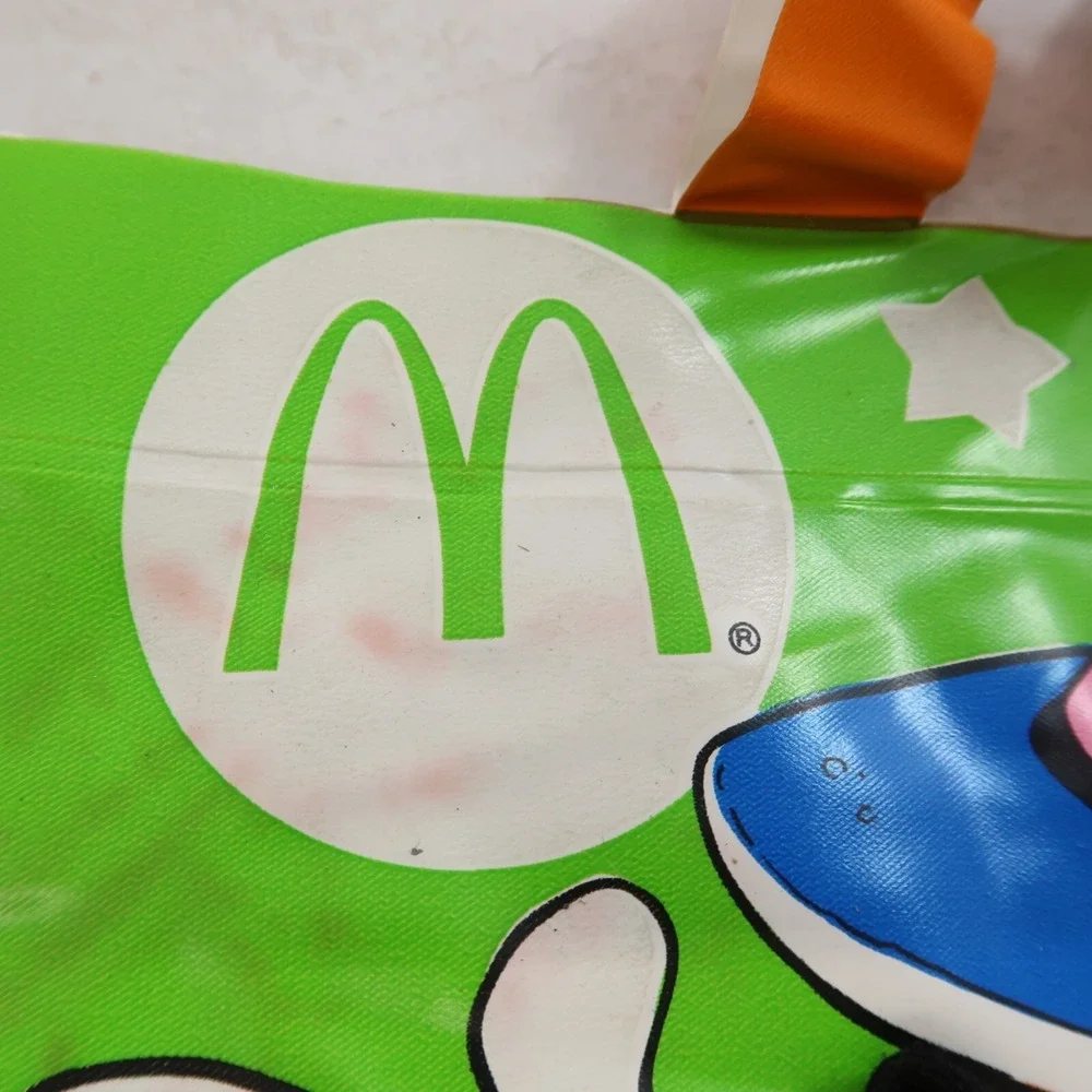 Vintage McDonalds Happy Meal Red Plastic Lunch Box Case 1988  Halloween Meal Bag